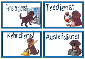 Vorschau - Poster - Klassendienste Labradorklasse dunkel/braun #Klassentier - Seite 2