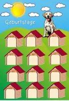 Vorschau - Poster - Geburtstagskalender Labradorklasse hell und dunkel #Klassentier - Seite 1
