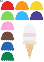Vista previa - Hojas de trabajo - ¡Que rico helado! - página 2