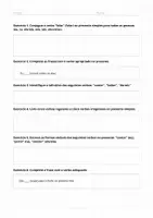 Vista previa - Unidades / Secuencias / Situaciones de Aprendizaje - Ejercicio rellenar verbos y sus conjugaciones. Con solución - página 1