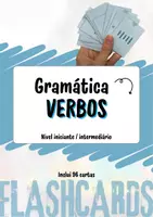 Vista previa - Tarjetas / Manipulativos - 96 cartas de verbos em português com a sua conjugação - Portada
