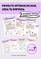 Vista previa - Unidades / Secuencias / Situaciones de Aprendizaje - Proyecto interdisciplinar. Crea tu empresa - Portada