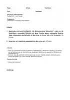 Vorschau - Klassenarbeiten - Analyse eines lyrischen Textes von Erich Kästner - Seite 2