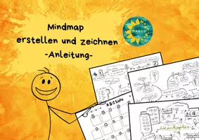 Vorschau - Anderer Materialtyp - Mindmap erstellen und zeichnen - Anleitung - - Deckblatt