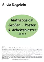 Vorschau - Arbeitsblätter - Mathebasics Größen: Poster & Arbeitsblätter ab Kl.3 - Deckblatt