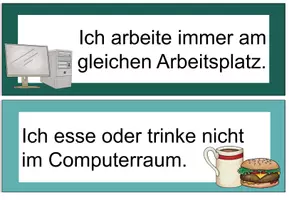 Vorschau - Arbeitsblätter - Computerraum-Regeln | Ampelsystem | Reflexionstext - Seite 2