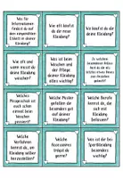 Vorschau - Quiz - Textilien / Kleidung - Plauderkärtchen - Seite 2