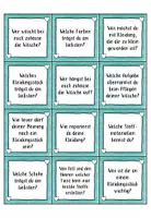 Vorschau - Quiz - Textilien / Kleidung - Plauderkärtchen - Seite 3