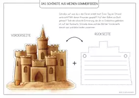 Vorschau - Arbeitsblätter - Sommerferien-Girlande - Meine schönsten Erinnerungen aus den Ferien! ☀️🏖️ - Seite 2