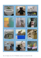 Aperçu - Apprentissages en autonomie - Les prépositions avec des animaux en peluche: Le jeu de mémoire - Page 1