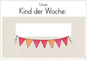 Vorschau - Poster - Classroom-Management: Kind des Tages/ der Woche (Visualisierung) - Seite 2