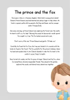 Vista previa - Tarjetas / Manipulativos - Reading comprehension - Lectura en inglés - página 1
