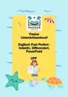 Vorschau - Stundenentwürfe - Pauker Unterrichtsentwurf UPP - Englisch Past Perfect - Deckblatt