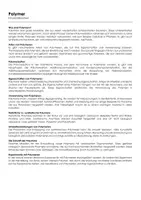Vorschau - Arbeitsblätter - Polymer (Informationstext und Übungen) - Deckblatt