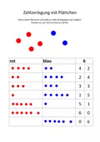 Vorschau - Arbeitsblätter - Zahlzerlegung und Plättchen werfen - Seite 3