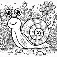 Vorschau - Mal- und Bastelvorlagen - Schnecken Ausmalbilder (50 Malvorlagen) inkl. Stundenentwurf (PDF) - Seite 2