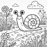 Vorschau - Mal- und Bastelvorlagen - Schnecken Ausmalbilder (50 Malvorlagen) inkl. Stundenentwurf (PDF) - Seite 3