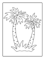 Aperçu - Apprentissages en autonomie - Summer Tree Coloring Pages Summer Holiday Coloring Worksheets Printable - Page 1