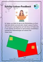 Vorschau - Anderer Materialtyp - Schüler-Lehrer-Feedback - Deckblatt