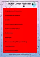 Vorschau - Anderer Materialtyp - Schüler-Lehrer-Feedback - Seite 2