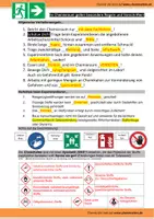 Vorschau - Arbeitsblätter - Fachraumordnung - Belehrung - Chemie - GHS - Sicherheitsbelehrung - Seite 1
