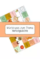Vorschau - Spiele - Herbstgedichte Würfelspiel "Weißt du noch...?" - Deckblatt