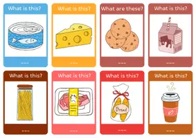 Vorschau - Fördermaterial/Inklusion - Food and drinks, task cards - Seite 2