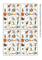 Vorschau - Mal- und Bastelvorlagen - Vokabelbilder Zootiere - Bilder zum ausschneiden (Klasse 1 und 2) - Seite 2