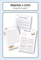 Vorschau - Arbeitsblätter - Englisch Writing Answering a Letter - Seite 1
