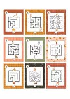 Aperçu - Apprentissages en autonomie - 30x labyrinthes AUTOMNE - Page 2