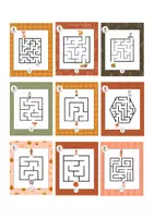 Aperçu - Apprentissages en autonomie - 30x labyrinthes AUTOMNE - Page 3