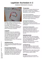 Vorschau - Arbeitsblätter - Legebilder: Buchstaben finden (für Muggelsteine, Knöpfe...) - Seite 2