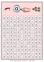 Vorschau - Arbeitsblätter - Legebilder: Buchstaben finden (für Muggelsteine, Knöpfe...) - Seite 3
