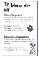 Vorschau - Arbeitsblätter - Arbeitsheft Präsens Präteritum Hunde Deutsch 3. Klasse - Seite 2