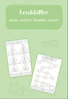 Vorschau - Arbeitsblätter - Lesestrategien 1. Klasse (Sprache, Stein, Papier i - a) - Deckblatt