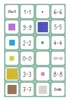 Vorschau - Spiele - Dominos zu den Quadratzahlen mit den Bunten Perlen - Seite 3