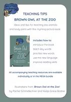 Vorschau - Stundenentwürfe - Brown Owl At the Zoo - TEACHING TIPS - Deckblatt