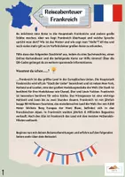 Vorschau - Arbeitsblätter - Materialpaket Steckbrief Frankreich differenziert mit Lösungen - Seite 1