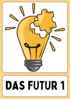Vorschau - Arbeitsblätter - Futur 1 - Merkblatt, Arbeitsblätter und Lösungen - Seite 1