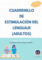 Vista previa - Hojas de trabajo - Cuadernillo de Estimulación del lenguaje para ADULTOS - Portada