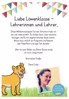Vorschau - Mal- und Bastelvorlagen - Löwenklasse Klassentier Löwe Schulanfang Materialpaket - Seite 1