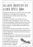 Vorschau - Arbeitsblätter - Lesegeschichten - Tiergeschichten von A bis F - Seite 2