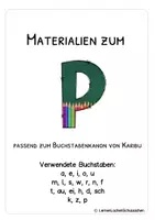 Vorschau - Arbeitsblätter - Buchstabe P - Arbeitsblätter zur Buchstabenerarbeitung - in deutscher Fibelschrift - Seite 2