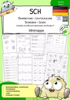 Vorschau - Arbeitsblätter - Sch - Arbeitsblätter zur Buchstabenerarbeitung - in deutscher Fibelschrift - Deckblatt