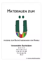 Vorschau - Arbeitsblätter - Buchstabe Ü - Arbeitsblätter zur Buchstabenerarbeitung - in deutscher Fibelschrift - Seite 2