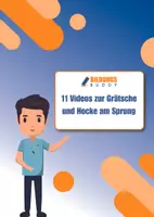 Vorschau - Videos - Turnen am Sprung - 11 Technikvideos zu Grätschen und Hocken am Bock und Kasten - Deckblatt