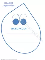 anteprima - Materiale di supporto/inclusione - HAIKU ACQUA - Pagina di copertina