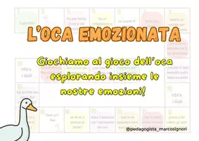 anteprima - Materiale interattivo - L' oca emozionata - Pagina di copertina