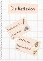 Vorschau - Poster - Reflexion - Anfangssätze - Medien zur Sprachförderung - Deckblatt