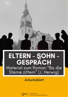 Vorschau - Arbeitsblätter - Eltern - Sohn - Gespräch: Eintrittserklärung HJ ("Bis die Sterne zittern"), Dialog - Deckblatt